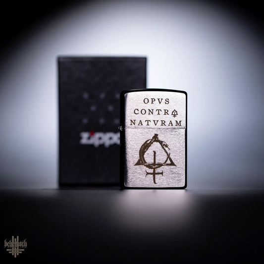 A Behemoth ZIPPO 'Opvs Contra Natvram' lighter