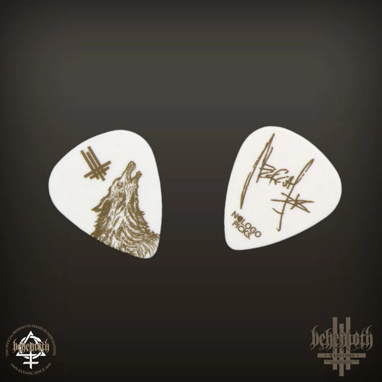 Behemoth signature Nergal - Wolf guitar pick