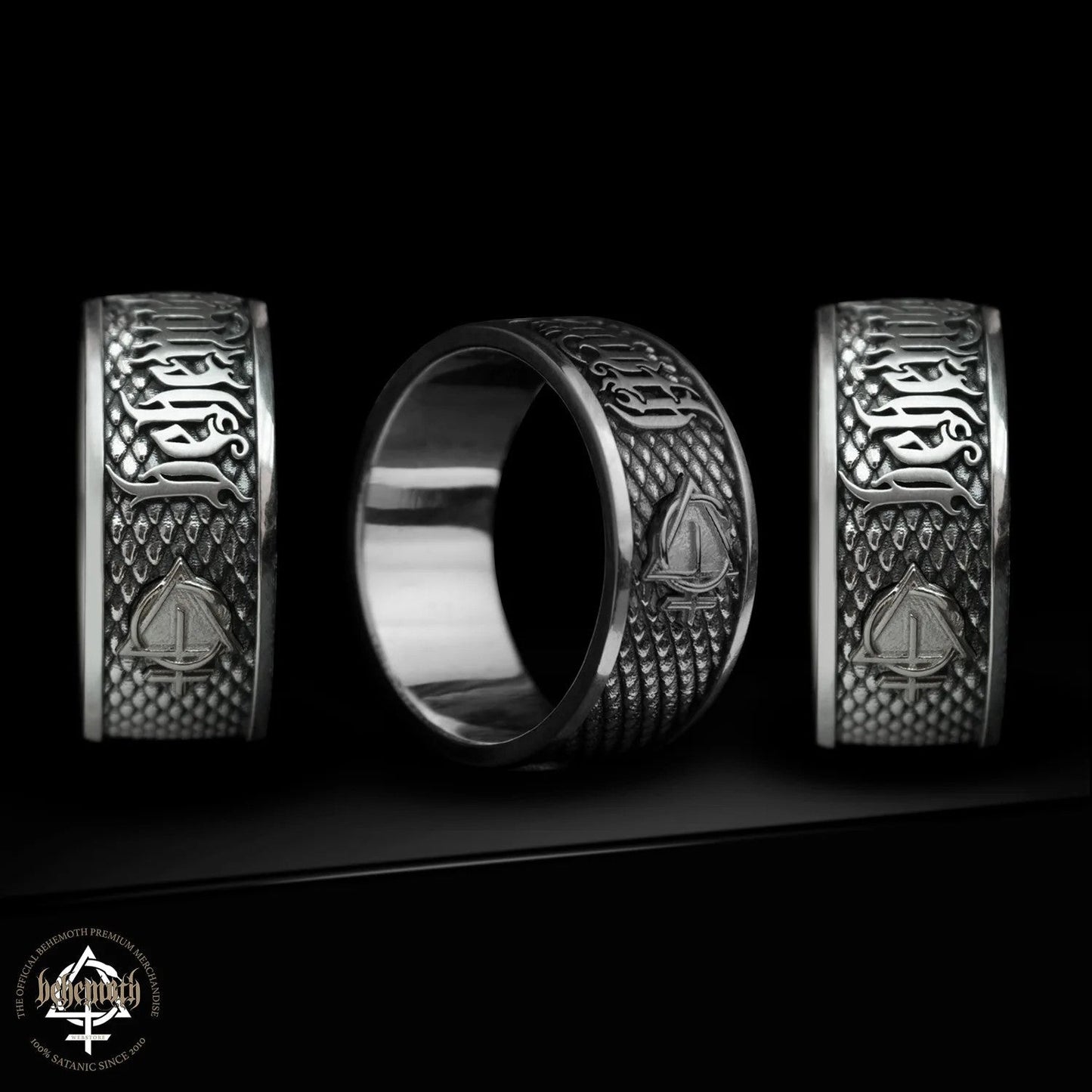 Behemoth 'Contra' Sterling Silver Ring - PREORDER