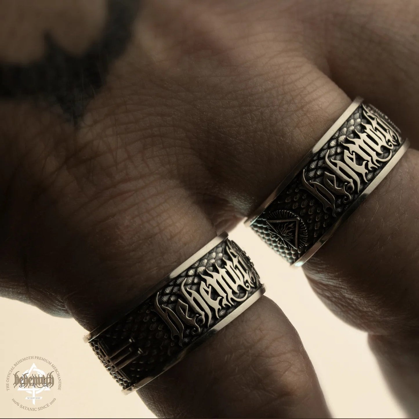 Behemoth 'Trivmviratvs' Sterling Silver Ring - PREORDER